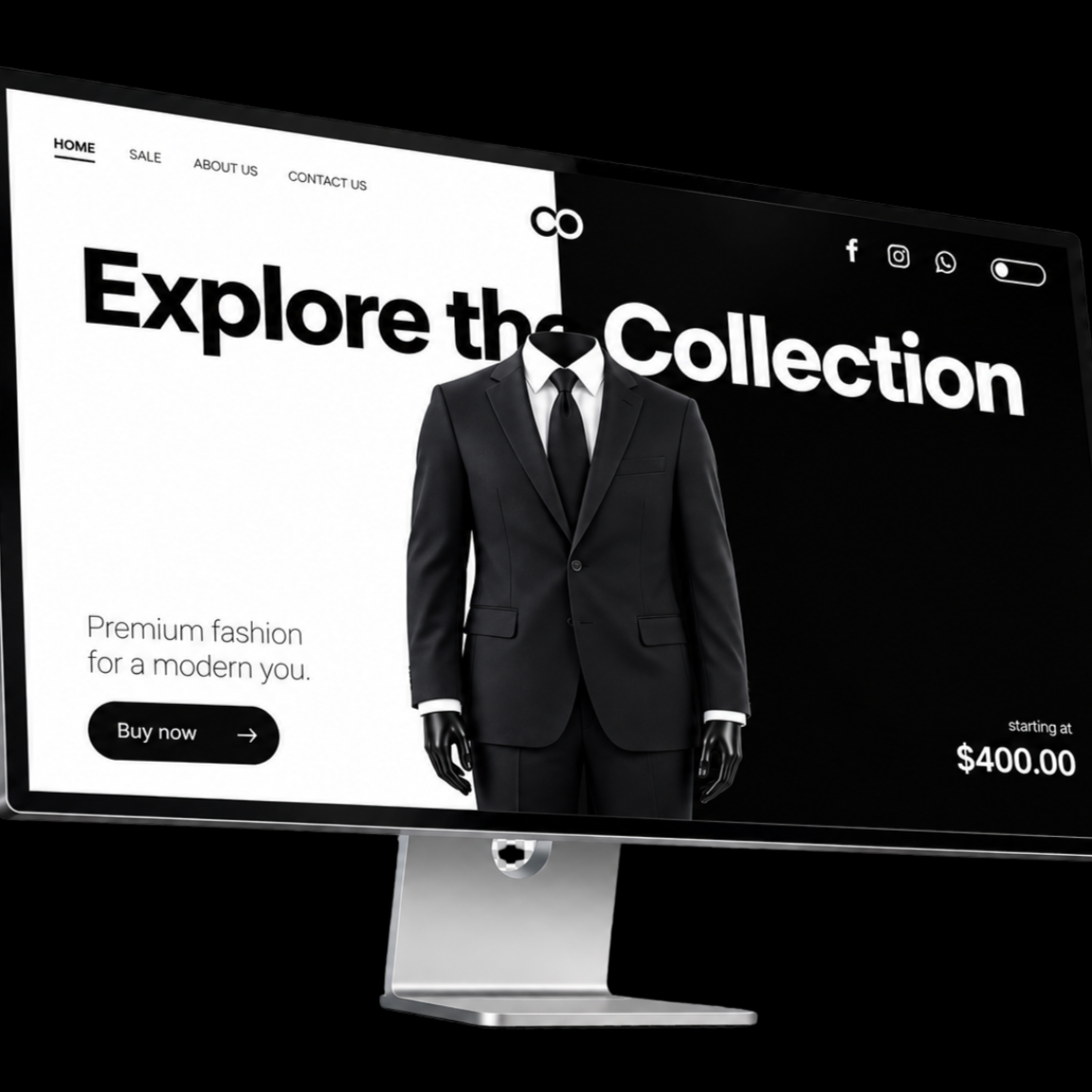 Fashion E-Commerce Landing Page
